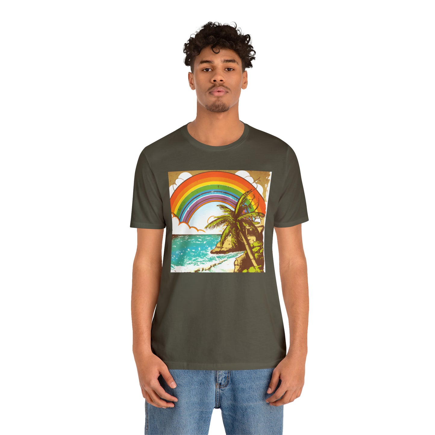 Rainbow Glimmer Island - T-shirt