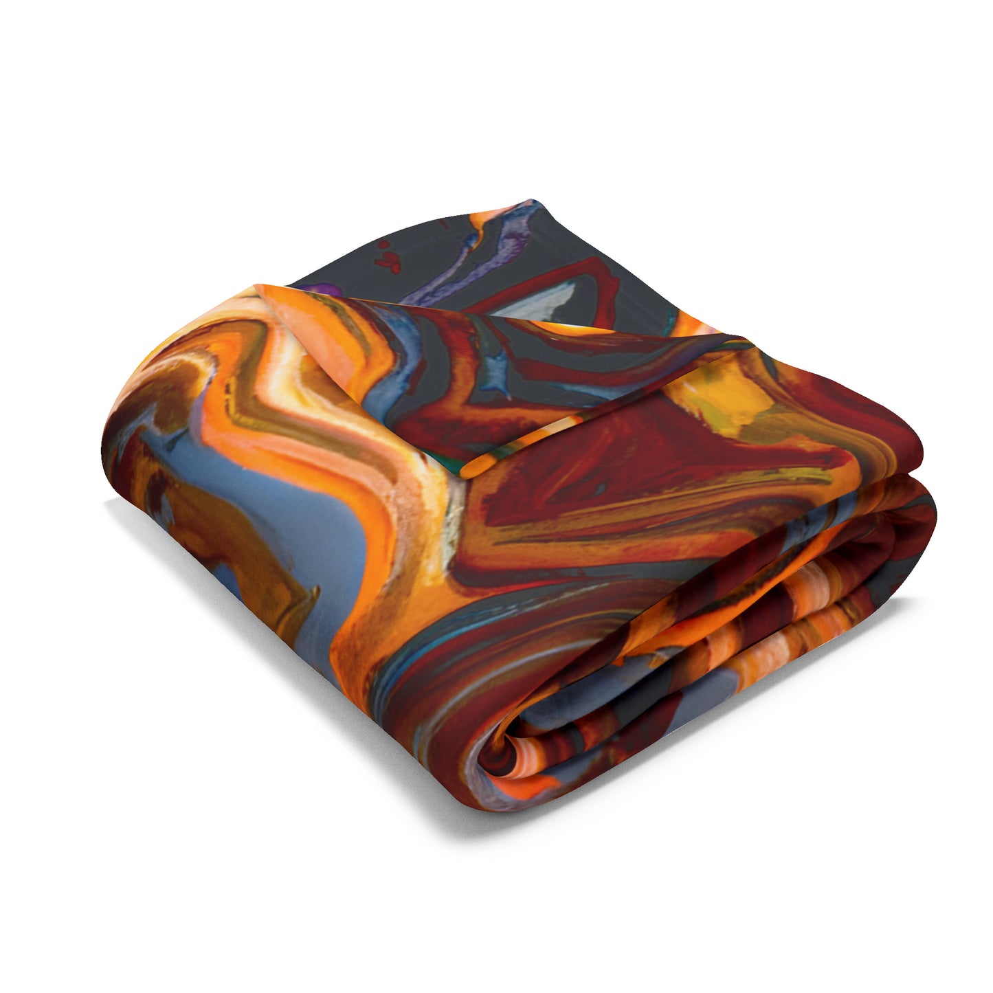 Lava Ripples - Fleece Blanket