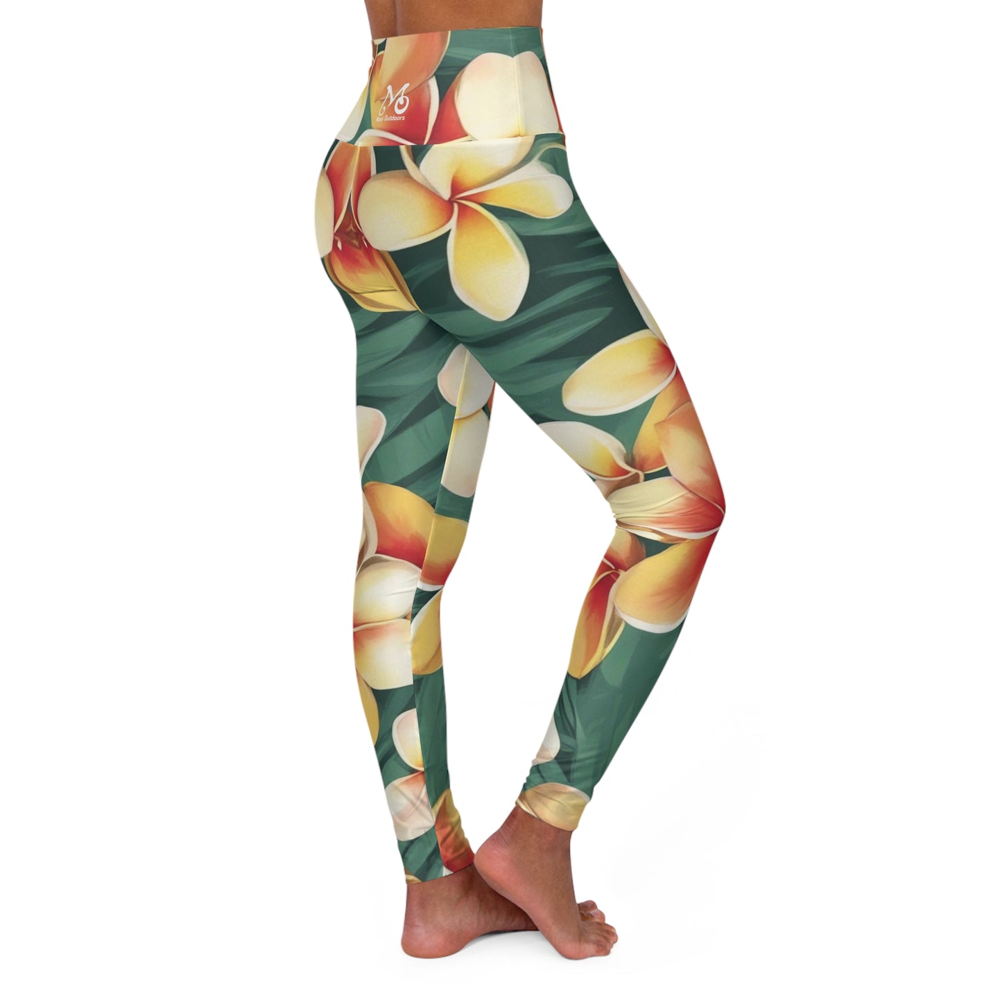 Plumeria Flowers - Yoga Pants