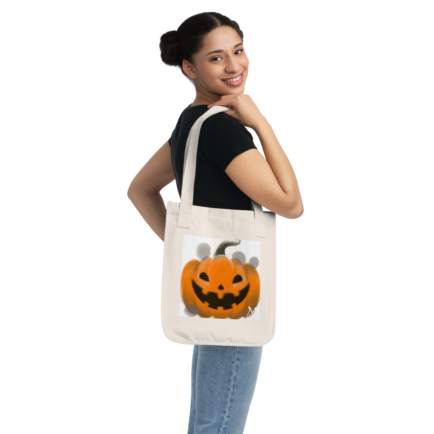 Grim gourd - Organic Canvas Tote Bag