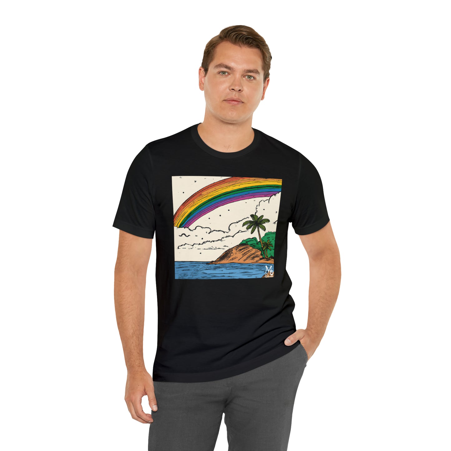 Rainbow Aloha Island - T-shirt