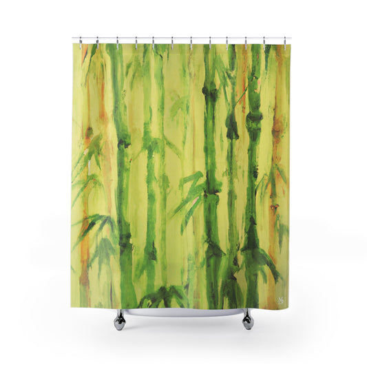 Hale Kihapai Bamboo - Shower Curtain