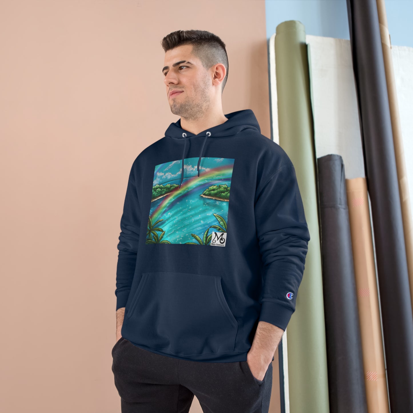 Tropical Vista Island - Champion Hoodie