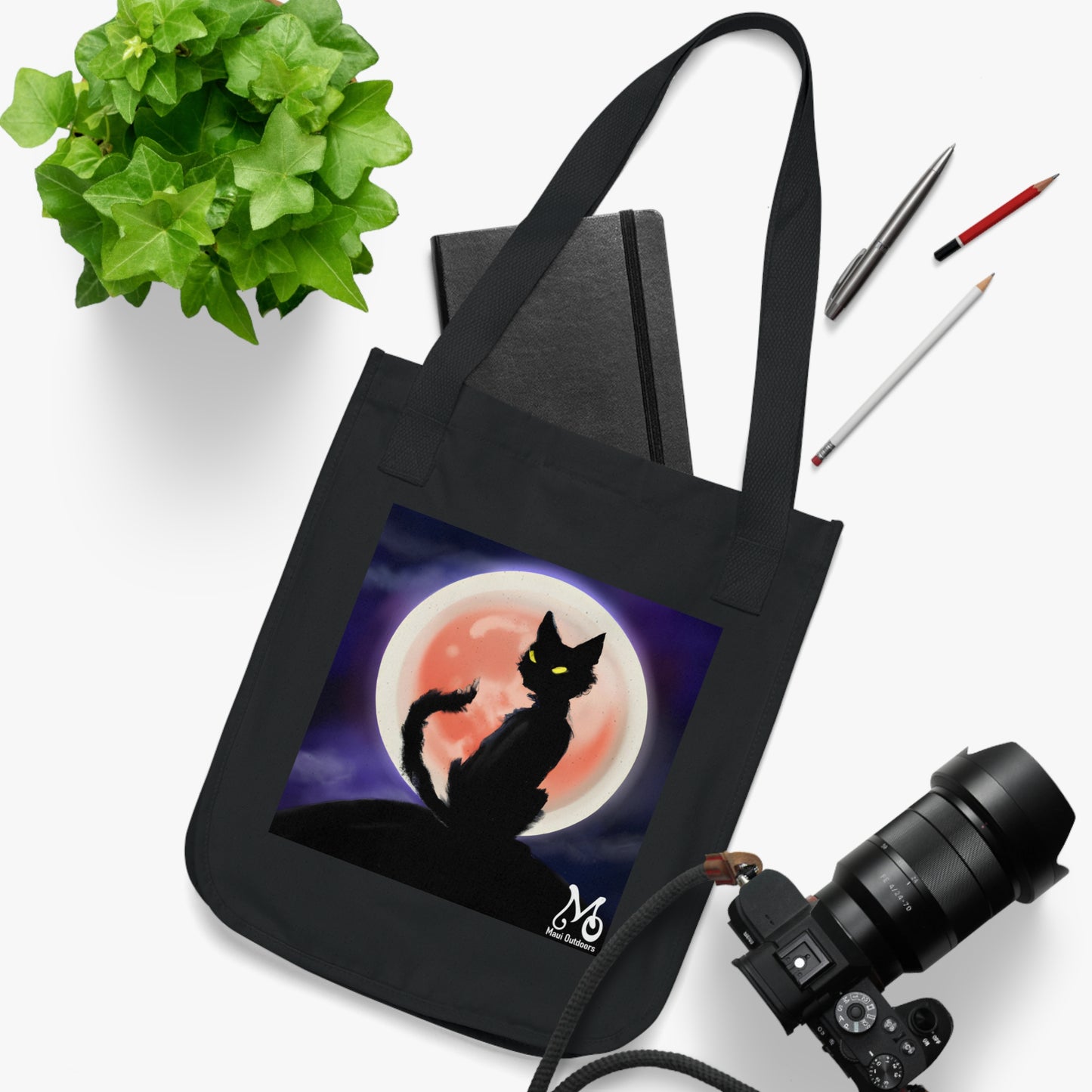 Shadow Moonstripe - Organic Canvas Tote Bag