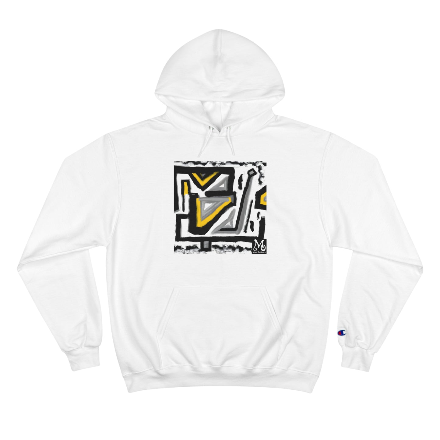 Interwoven Labyrinth of Color - Champion Hoodie