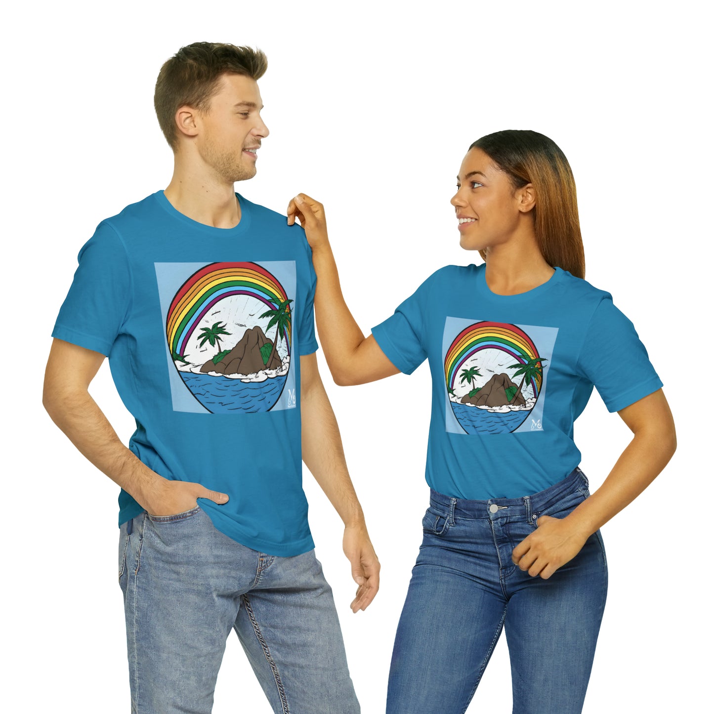 Rainbow Vista Island III - T-shirt