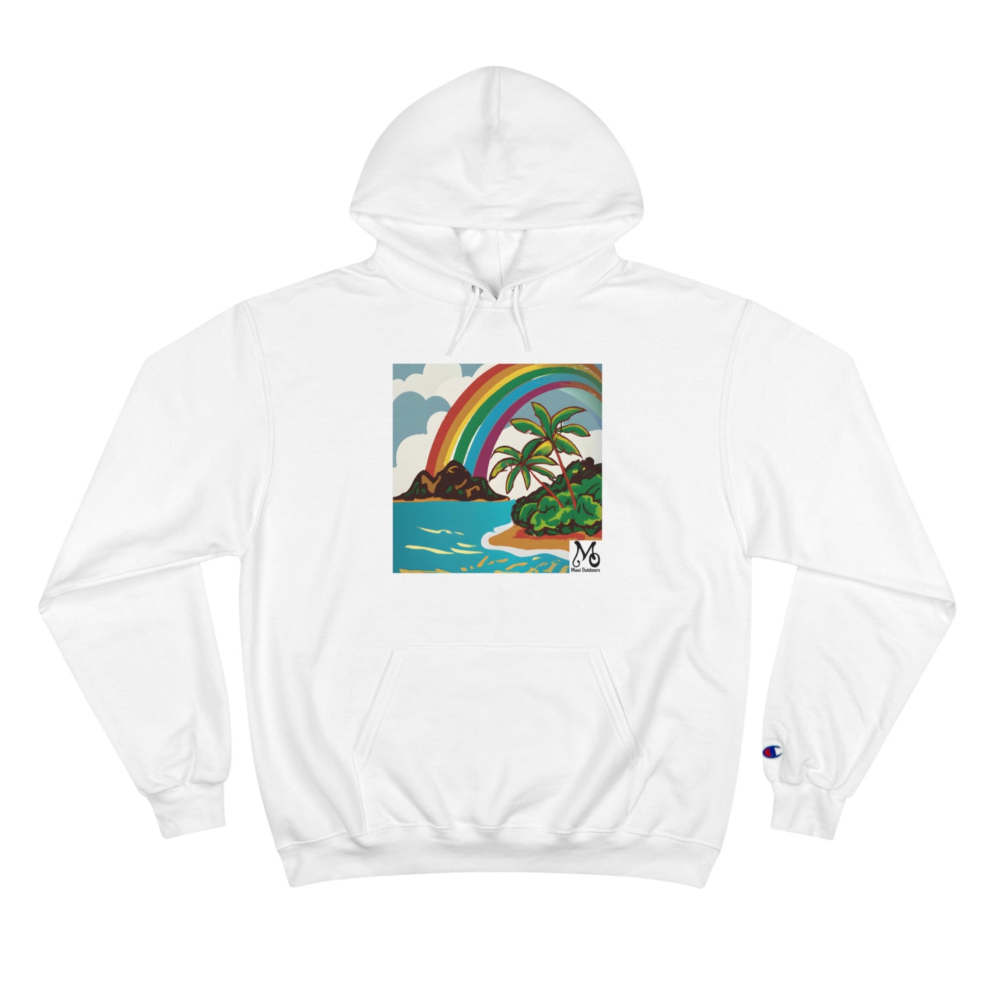 Rainbow Wahiki - Champion Hoodie