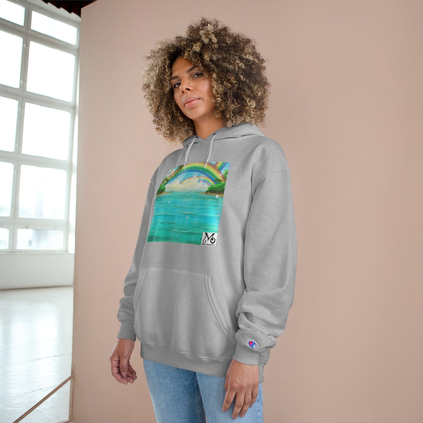 Island Paradise Vista - Champion Hoodie