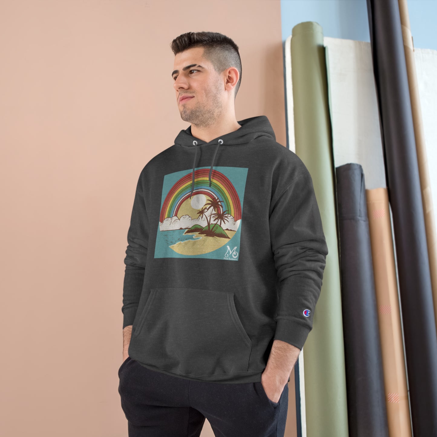 Rainbow Oahu - Champion Hoodie