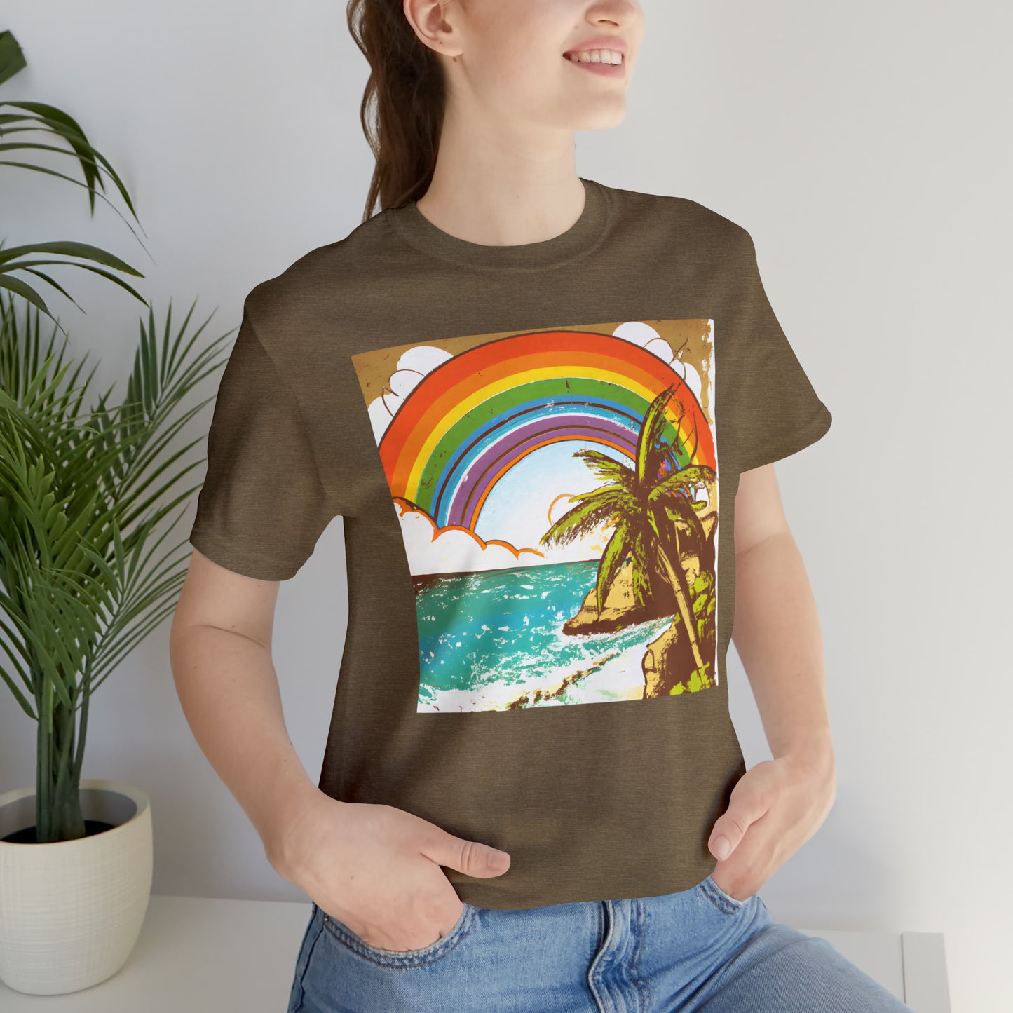 Rainbow Glimmer Island - T-shirt