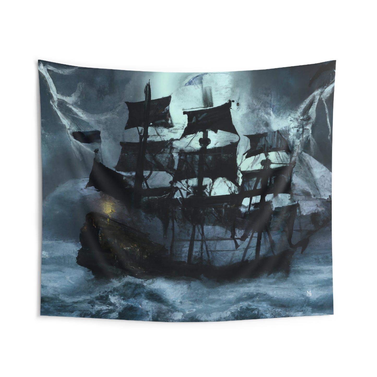 The Ghostly Galleon - Halloween Tapestry