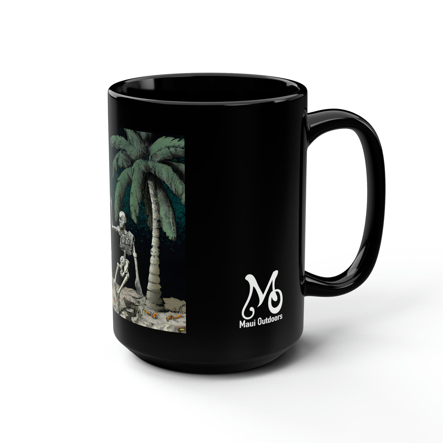 Tropical Tappin' Skeletons - Coffee Mug