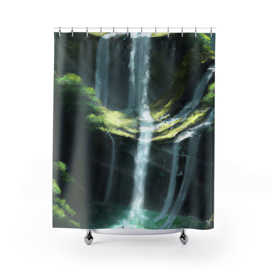 Waimoku Pūʻilihune - Shower Curtain