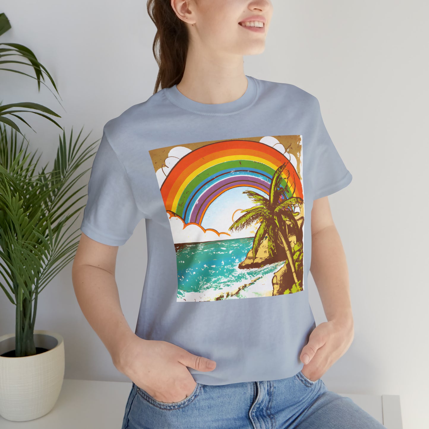 Rainbow Glimmer Island - T-shirt