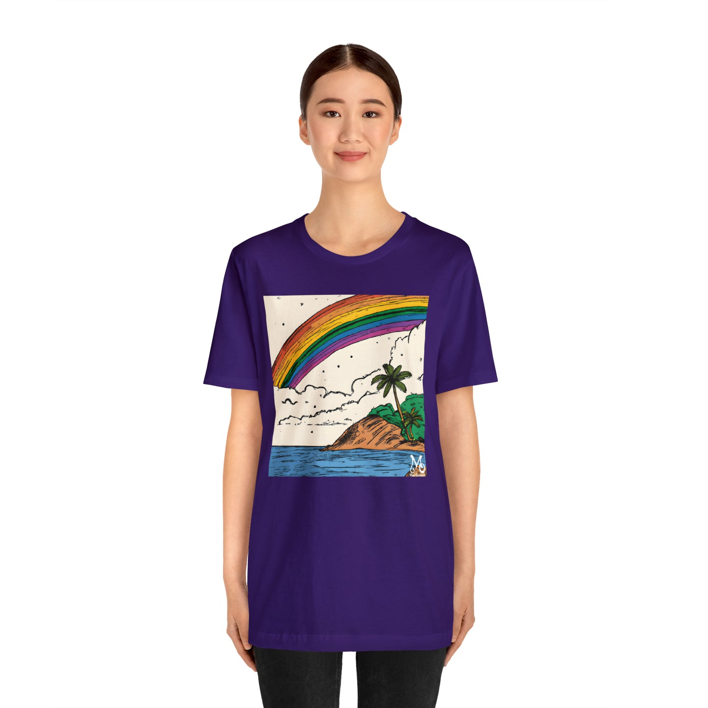 Rainbow Aloha Island - T-shirt