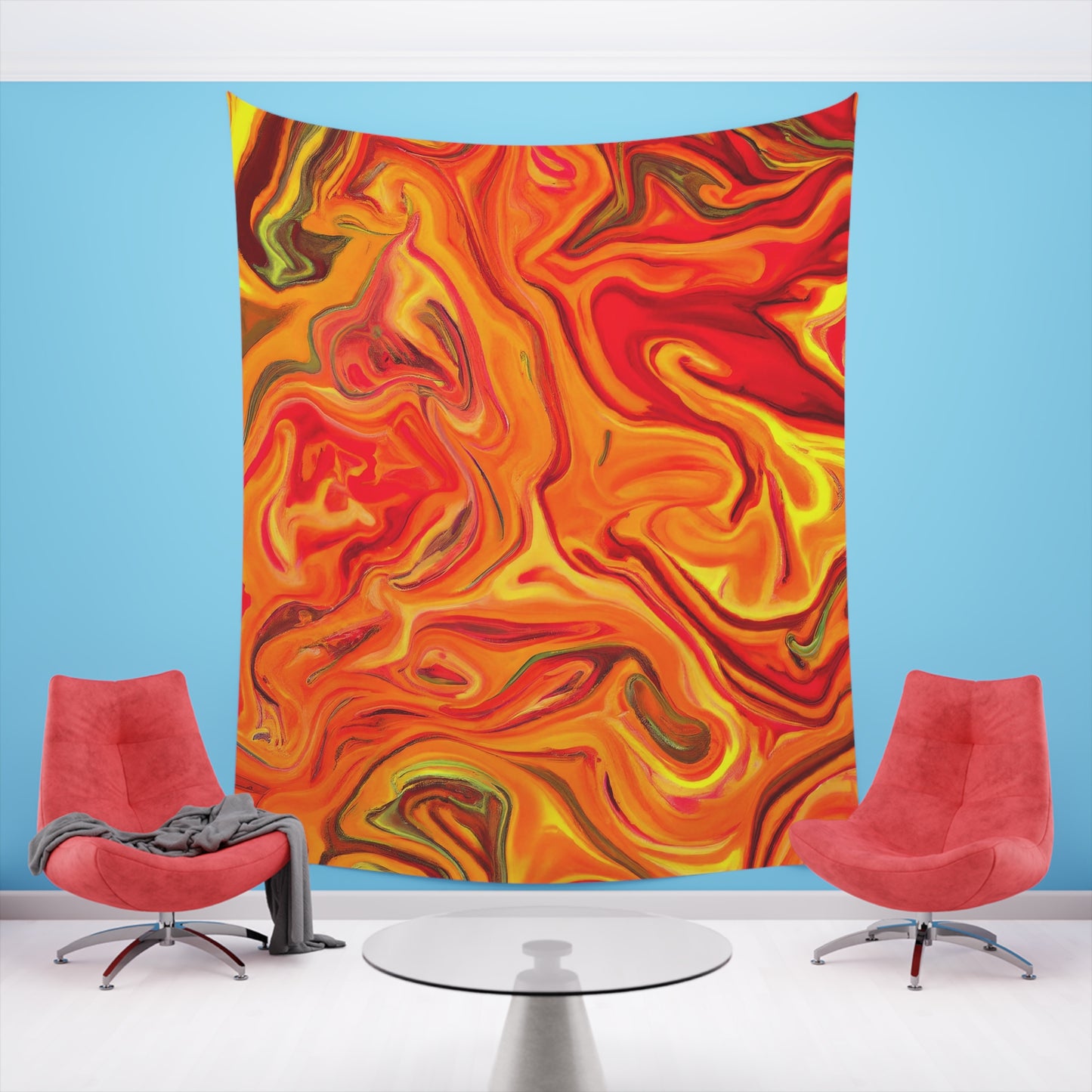 Flashy Lava Flow - Tapestry