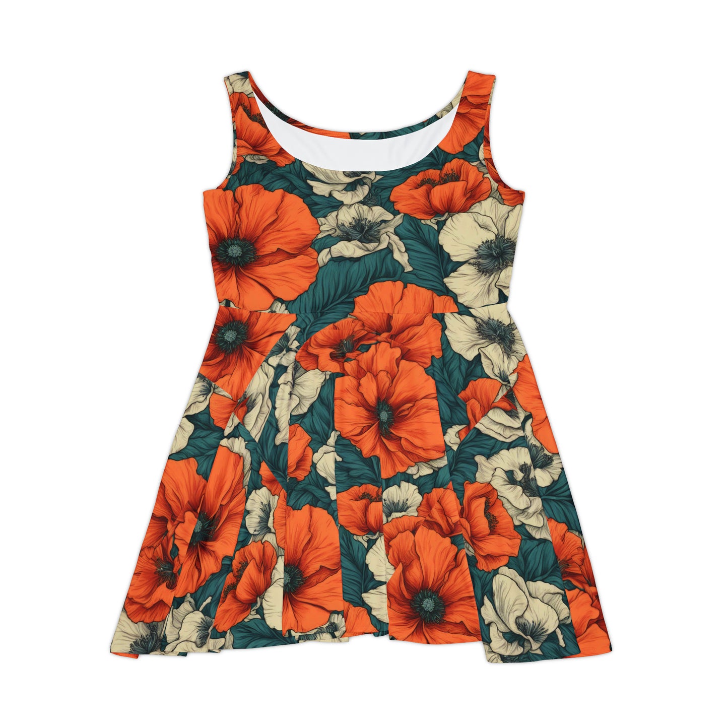 Hawaiian Poppy - Women's Skater Dress