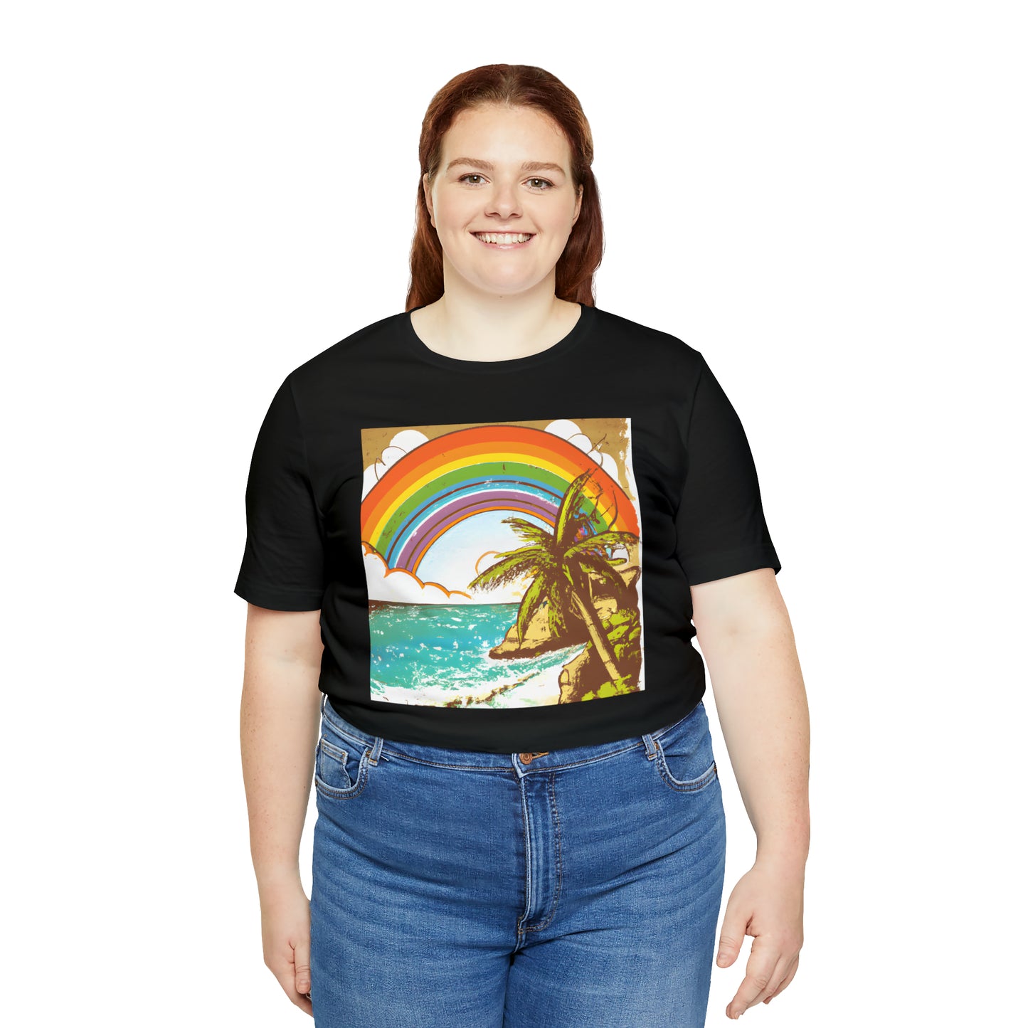 Rainbow Glimmer Island - T-shirt