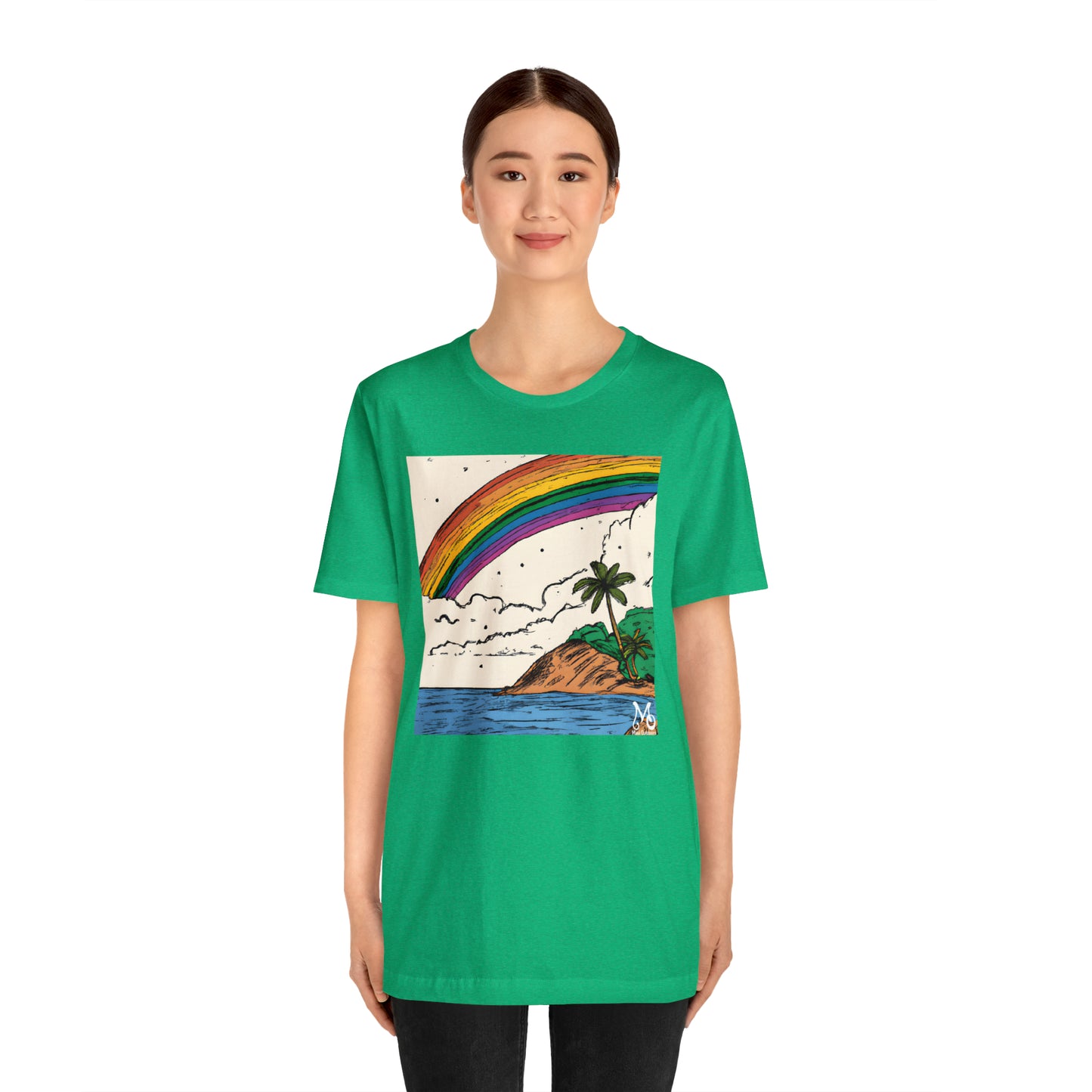 Rainbow Aloha Island - T-shirt