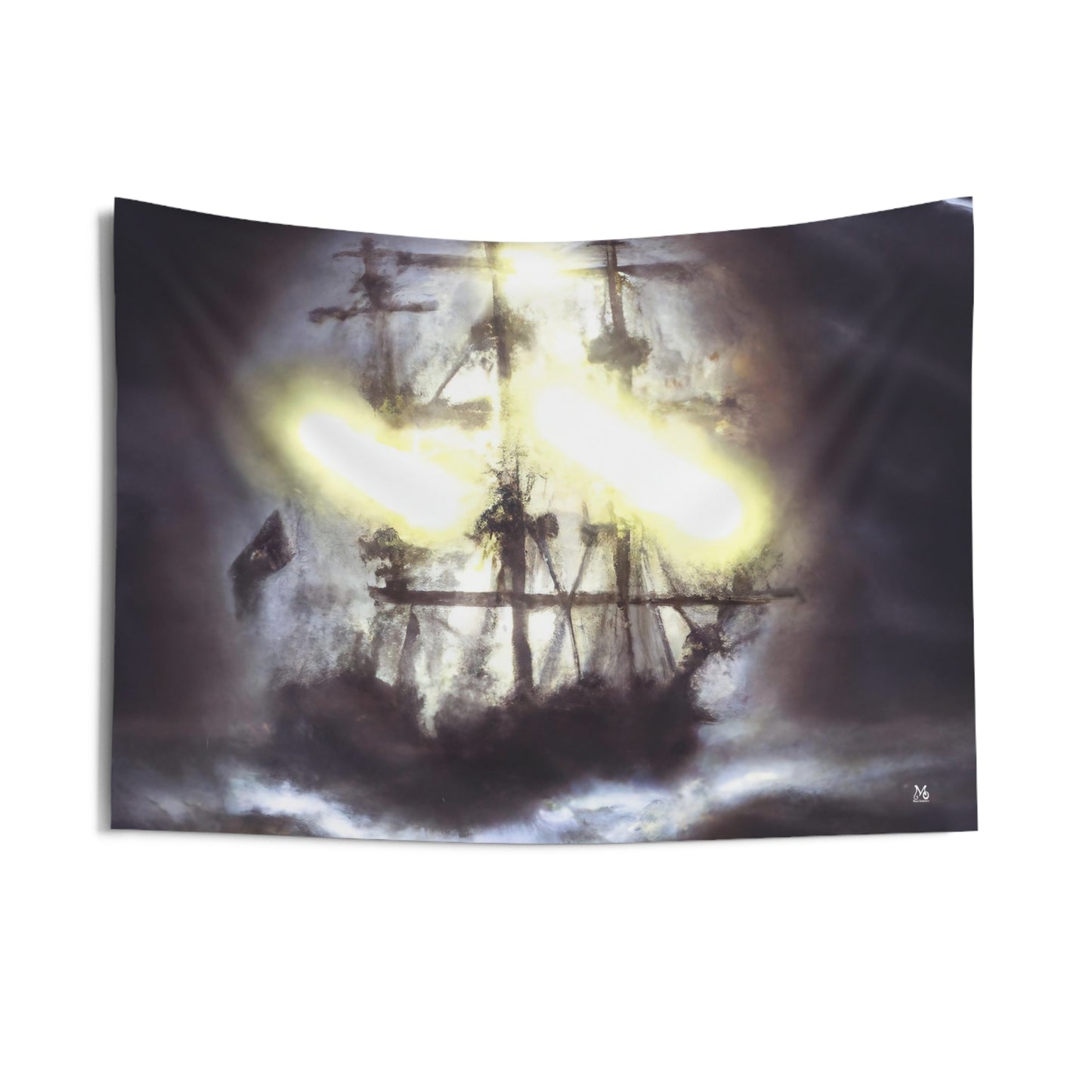 Ghostly Galleon - Halloween Tapestry