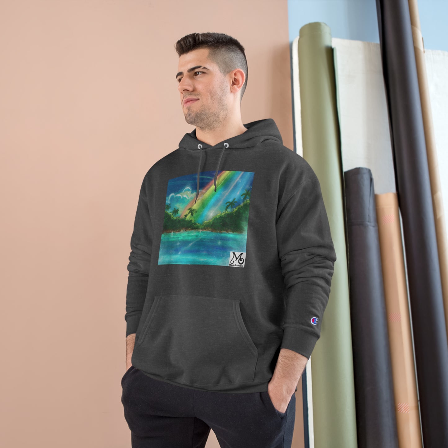 Sunset Cove Island. - Champion Hoodie