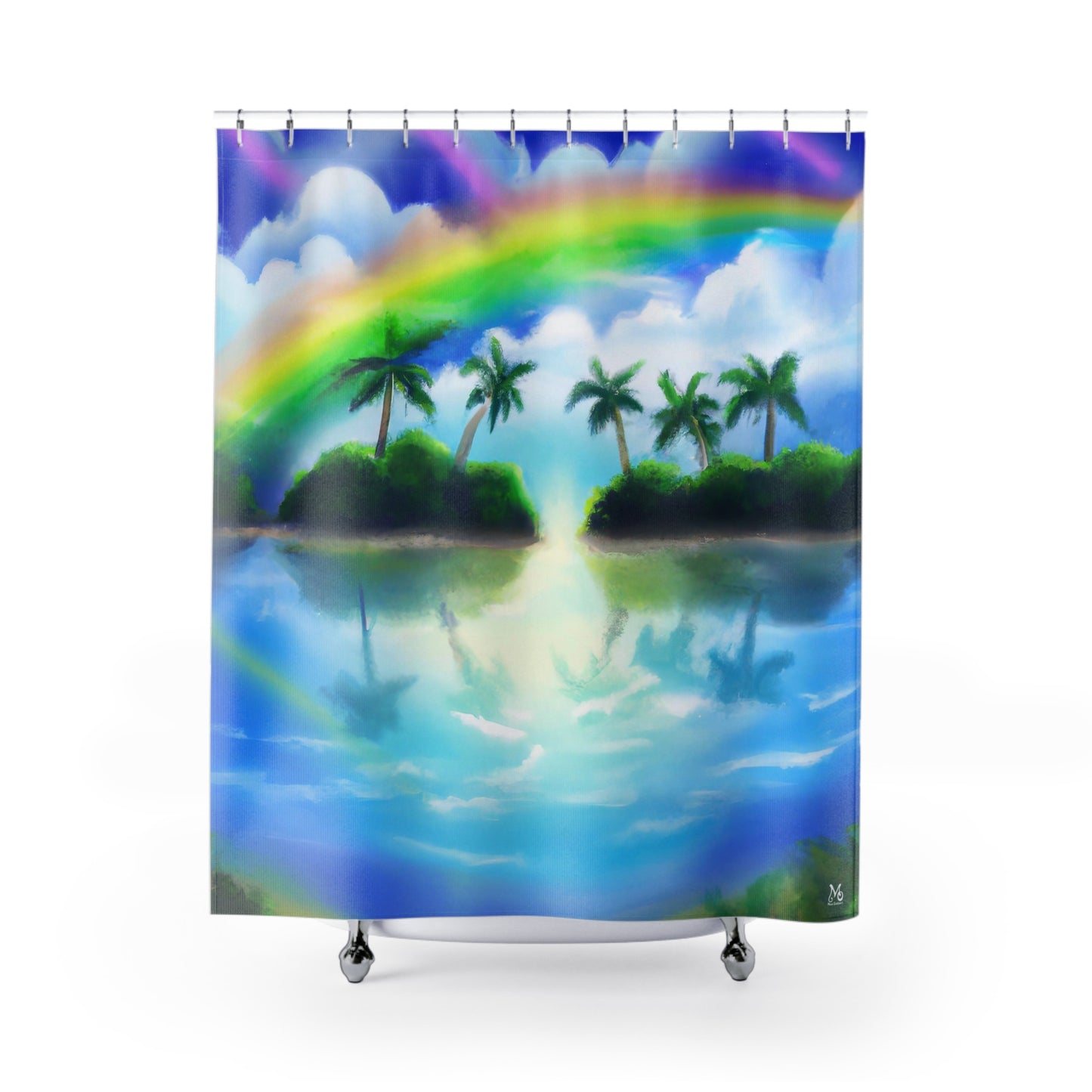 Rainbow Serene Paradise - Shower Curtain