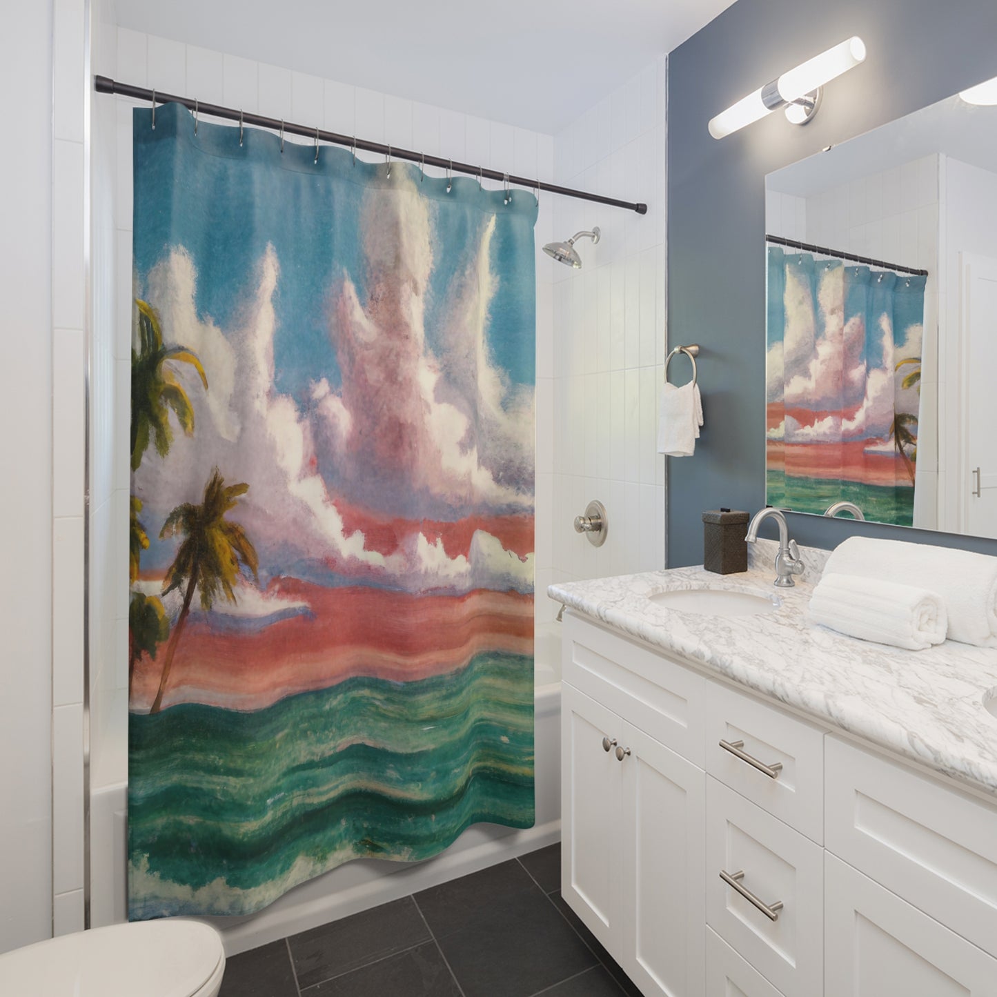 Kauna'oa Beach - Shower Curtain