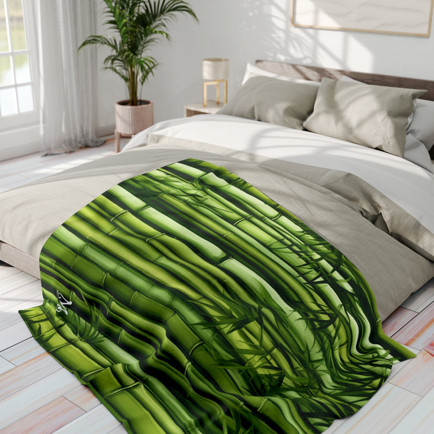 Bamboo Forest -  Fleece Blanket