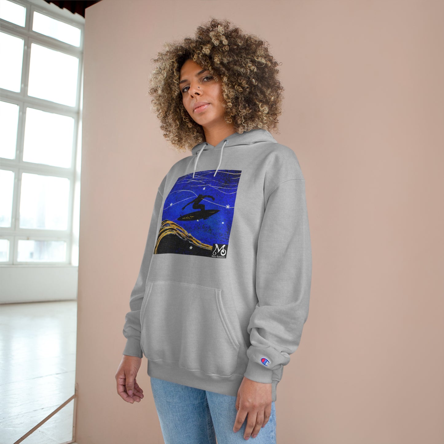 Surf Splendor - Champion Hoodie