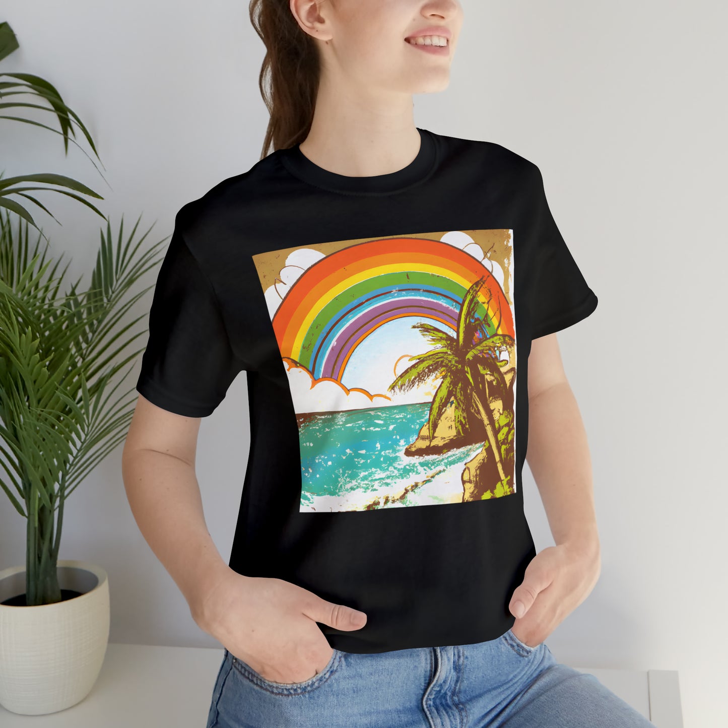 Rainbow Glimmer Island - T-shirt