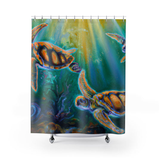 Kama'oia Kohaku - Shower Curtain