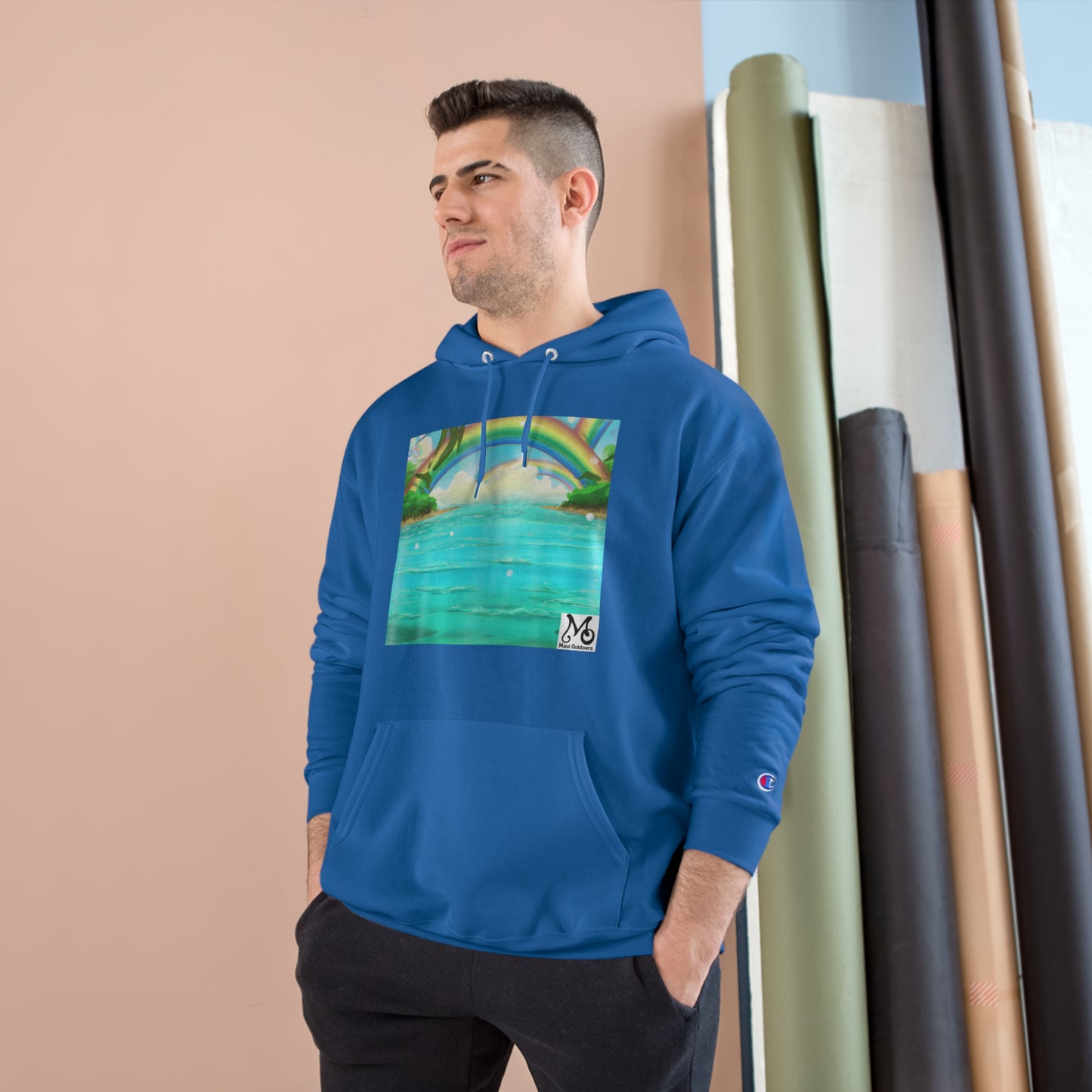 Island Paradise Vista - Champion Hoodie