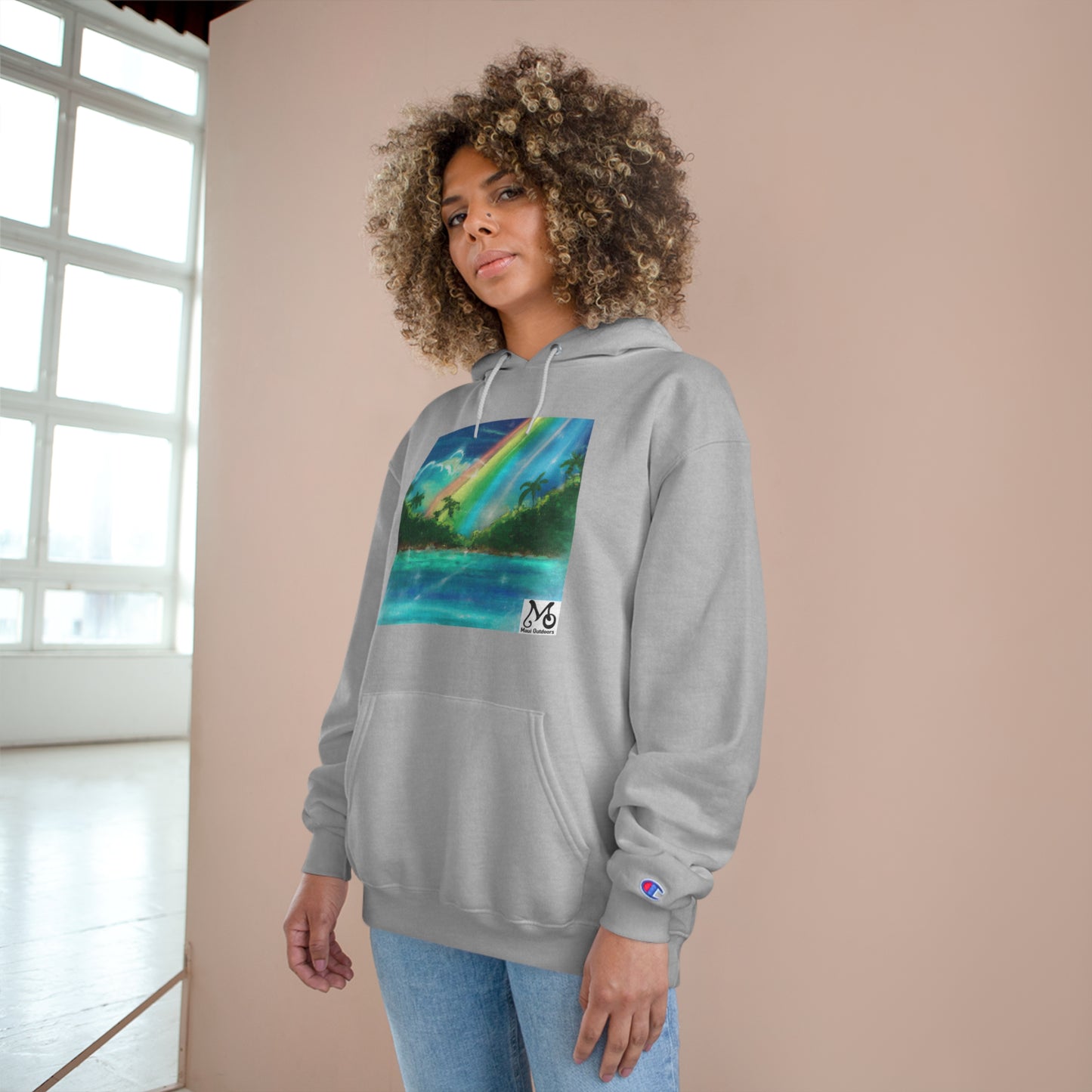 Sunset Cove Island. - Champion Hoodie