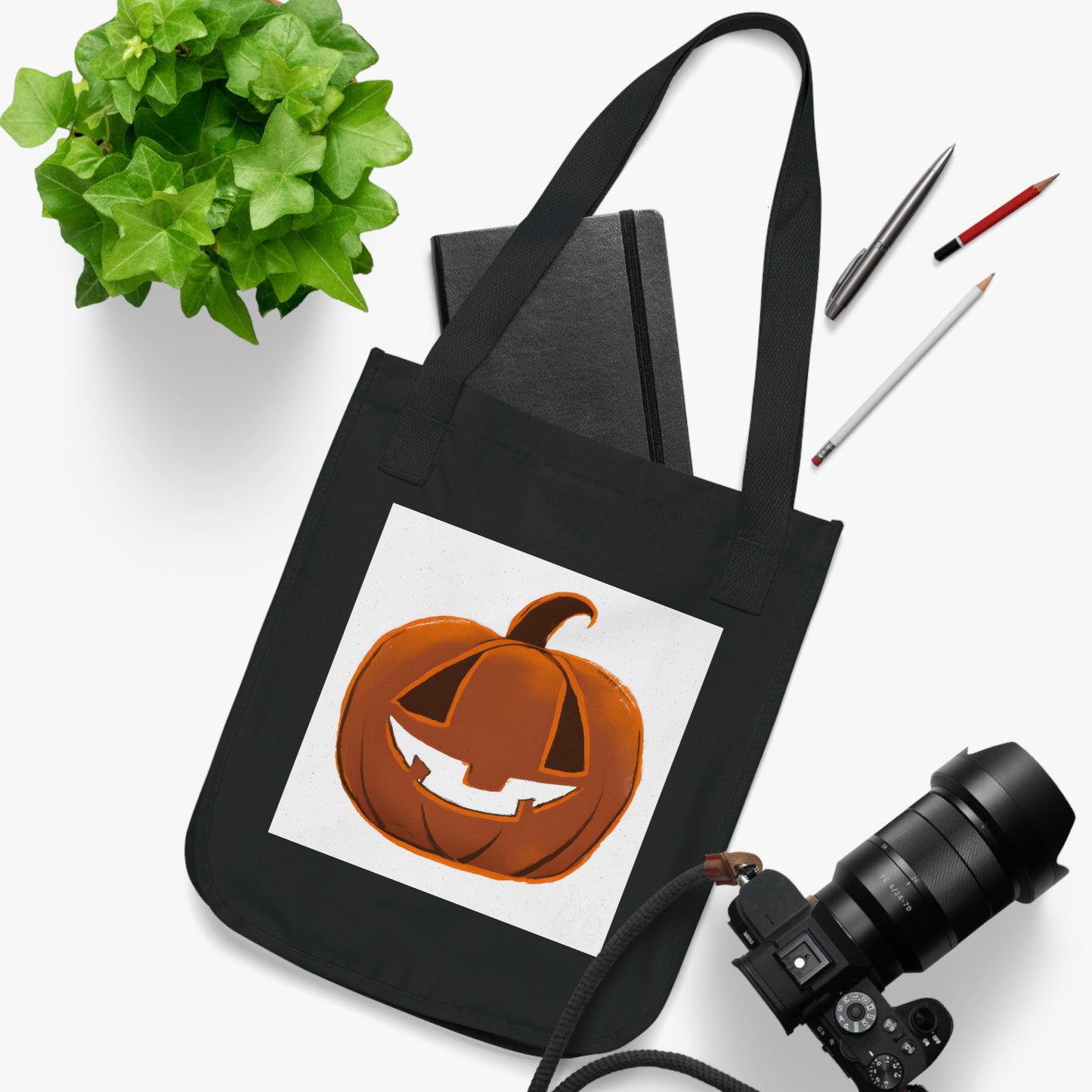 Scary Scarecrow - Organic Canvas Tote Bag