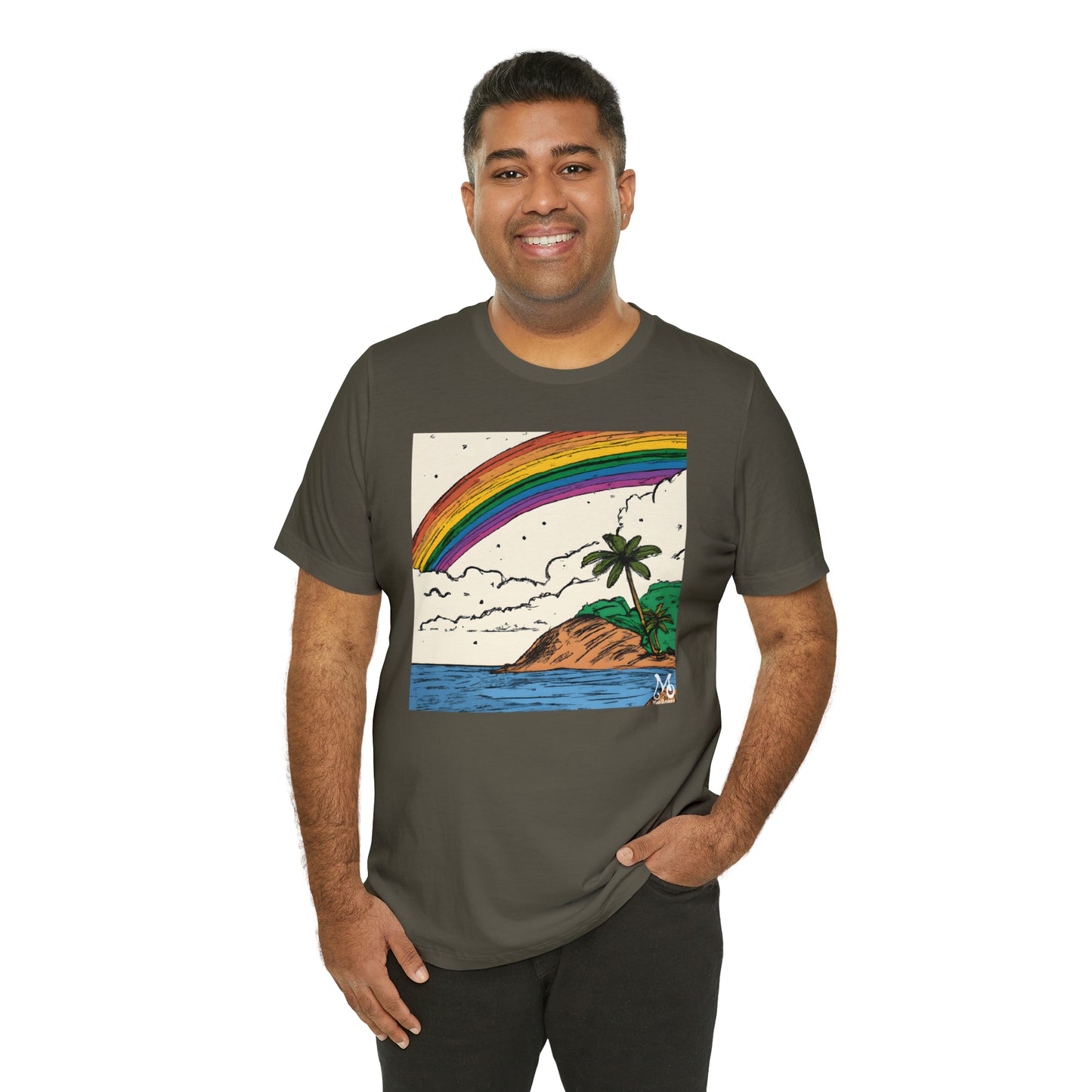 Rainbow Aloha Island - T-shirt