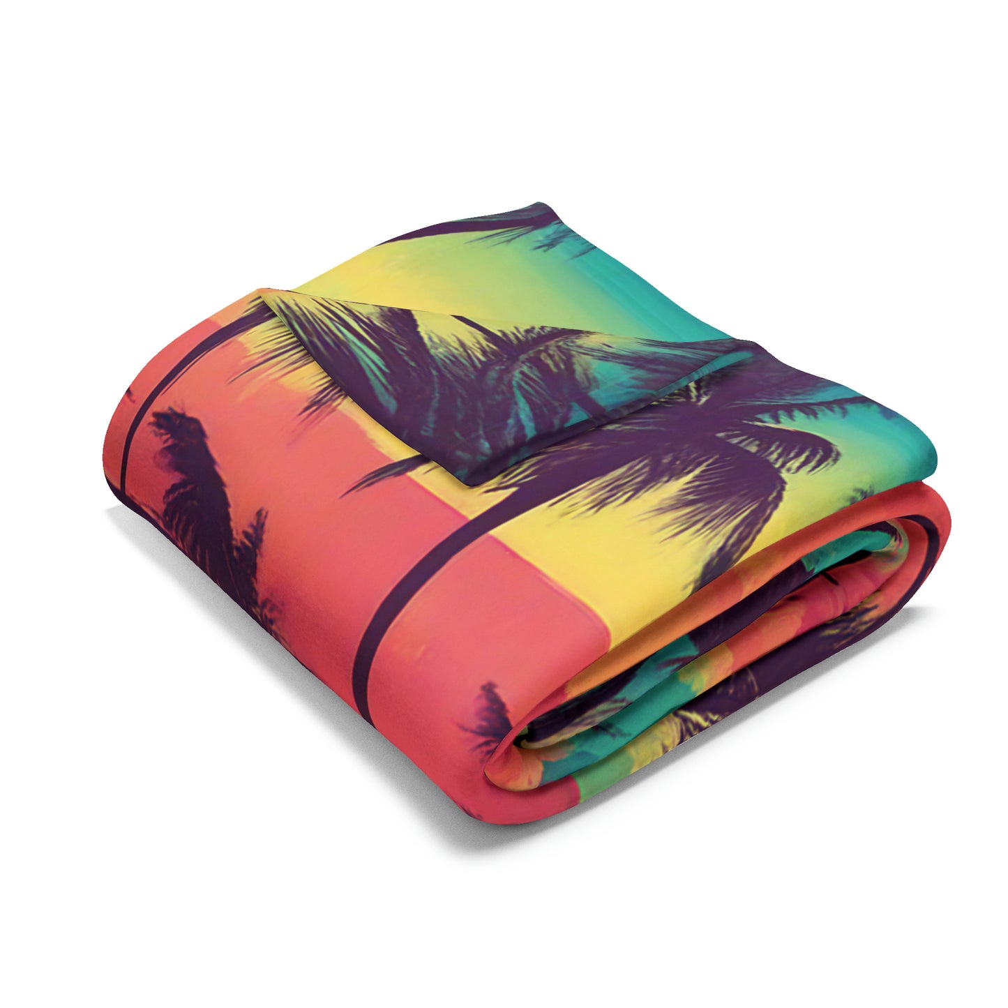 Hawaiian Beach Collage - Fleece Blanket