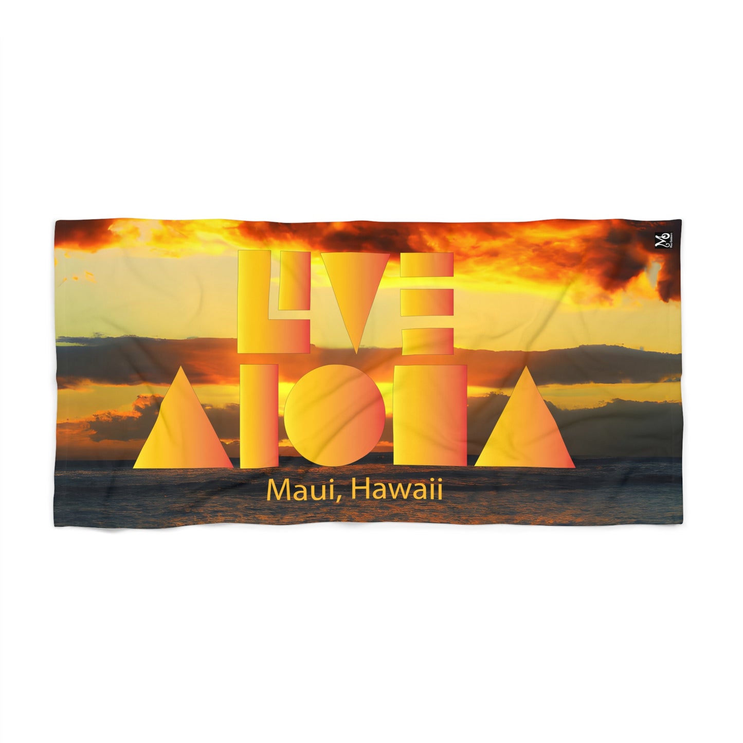 Live Aloha - Beach Towel