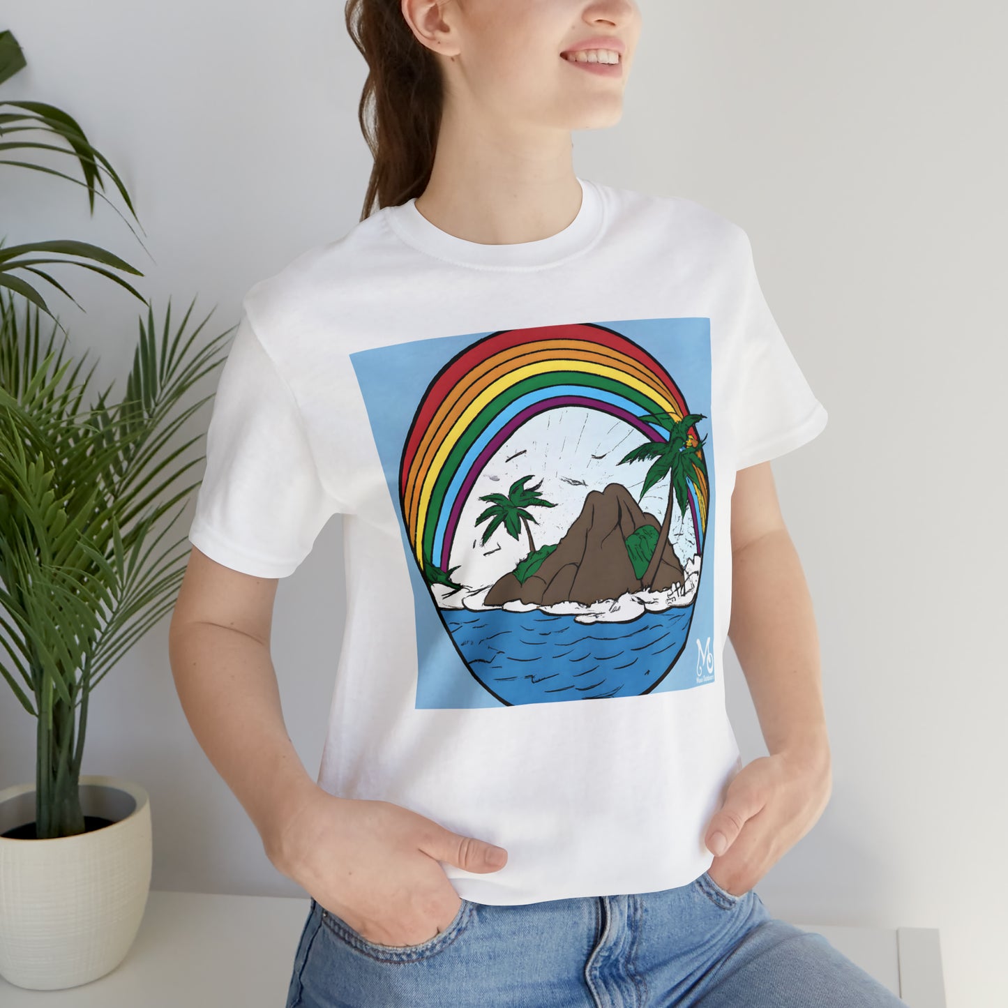 Rainbow Vista Island III - T-shirt