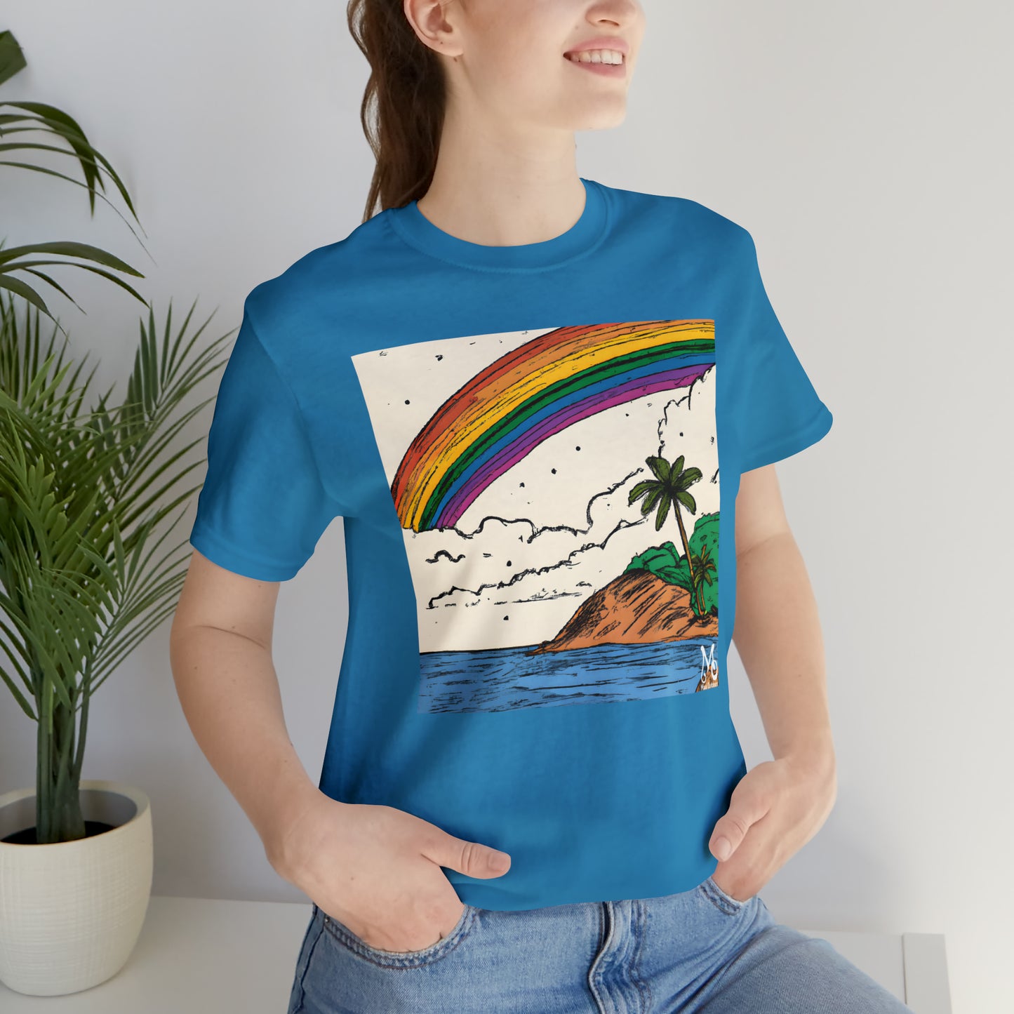 Rainbow Aloha Island - T-shirt