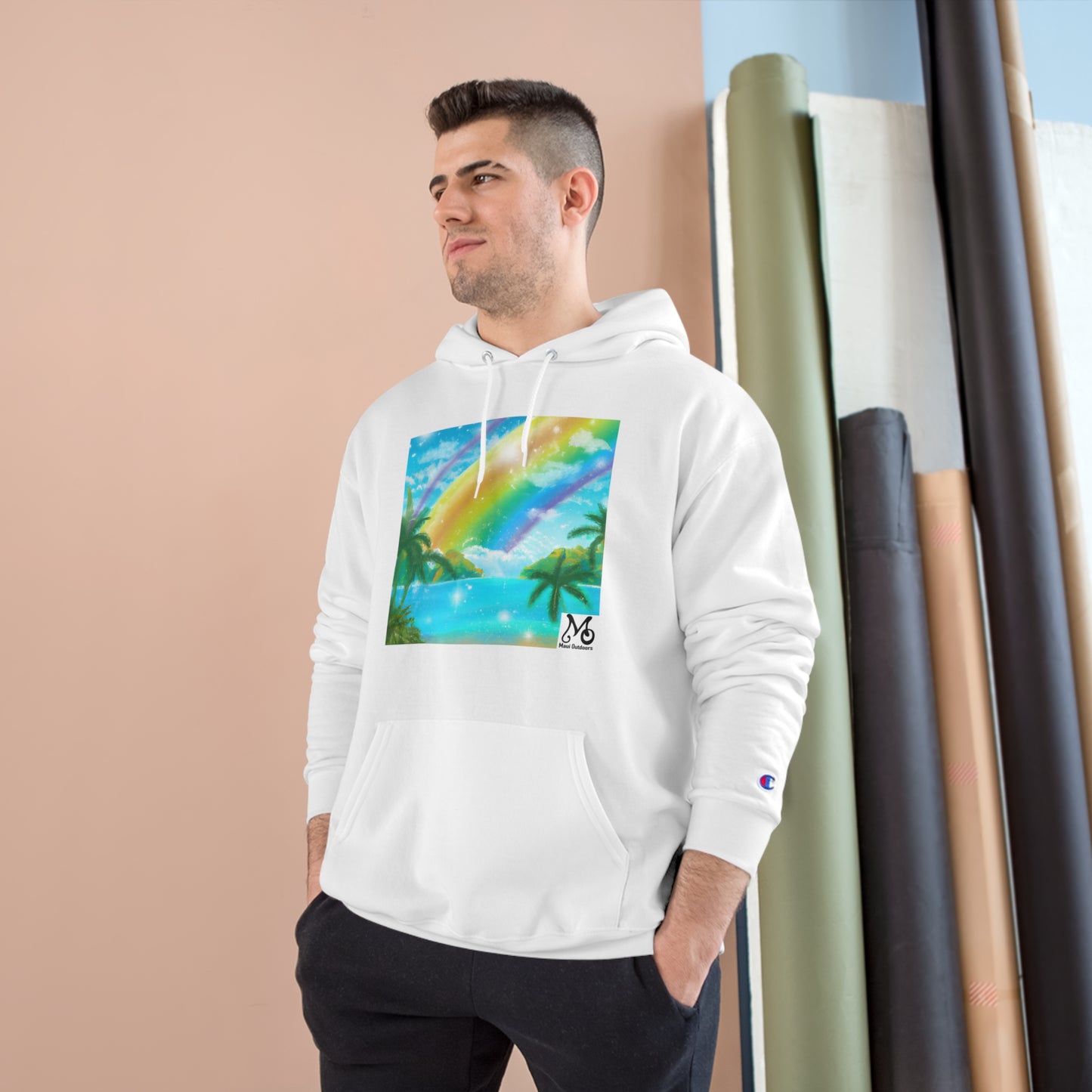 Tropical Paradise Vista - Champion Hoodie