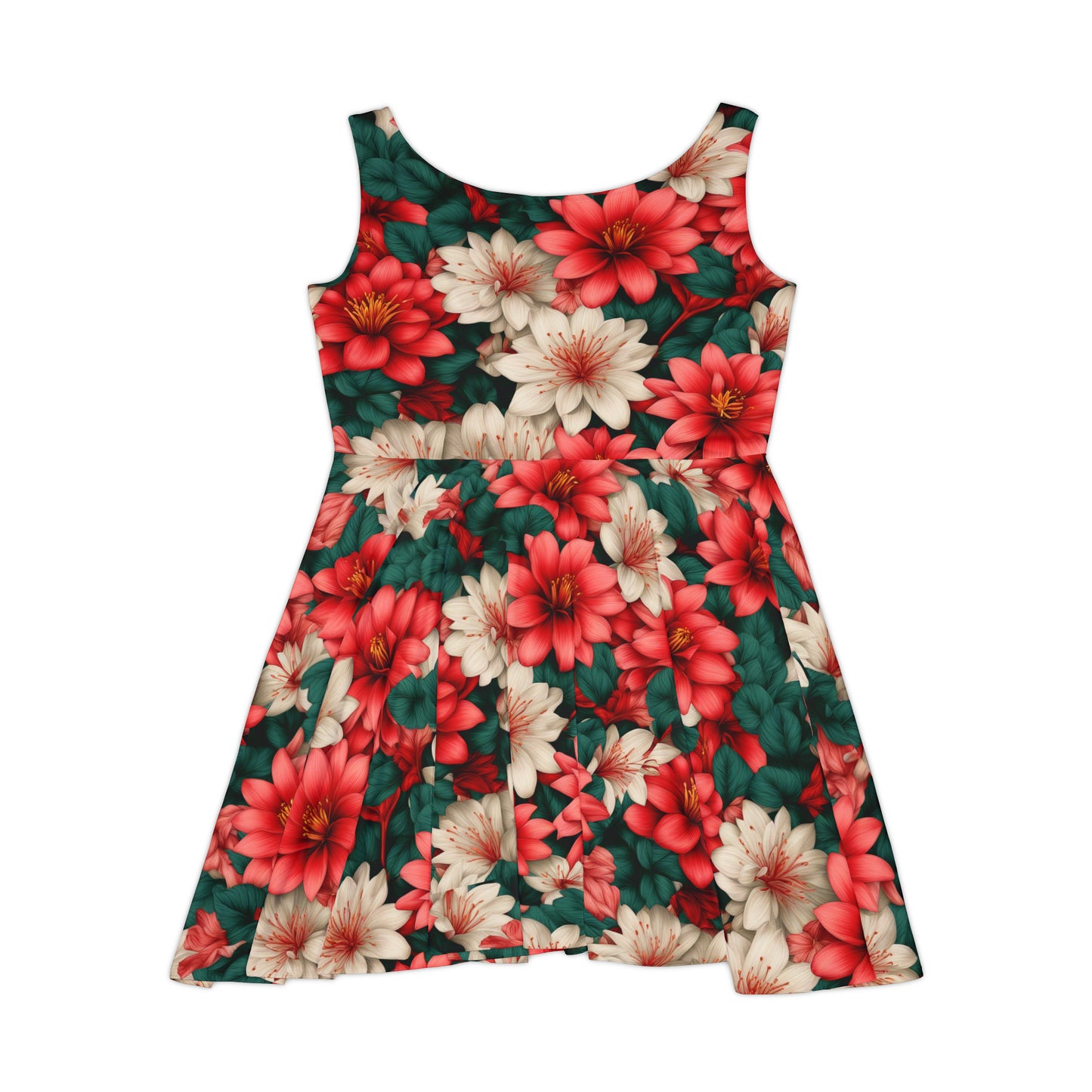 Hinahina Flower - Women's Skater Dress