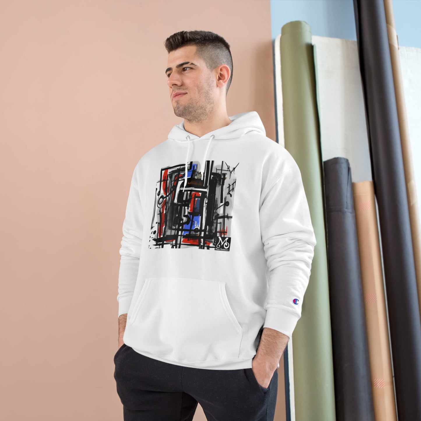 Interlaced Reflections - Champion Hoodie