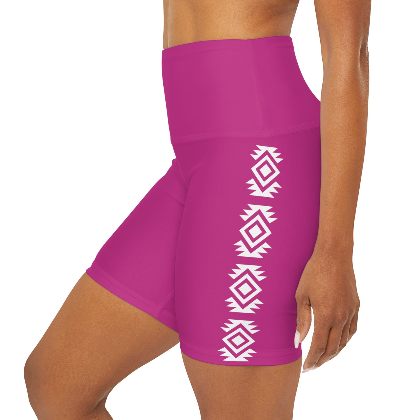 Maui Outdoors Tribal XII - High Waisted Yoga Shorts