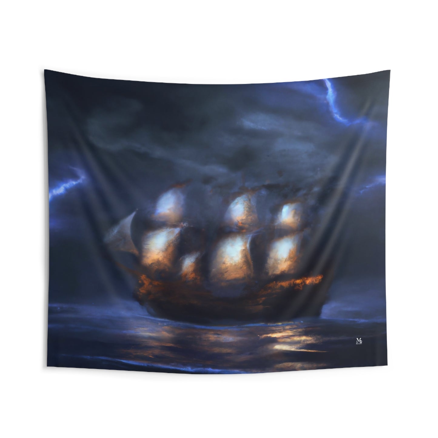 The Ghostly Galleon - Halloween Tapestry