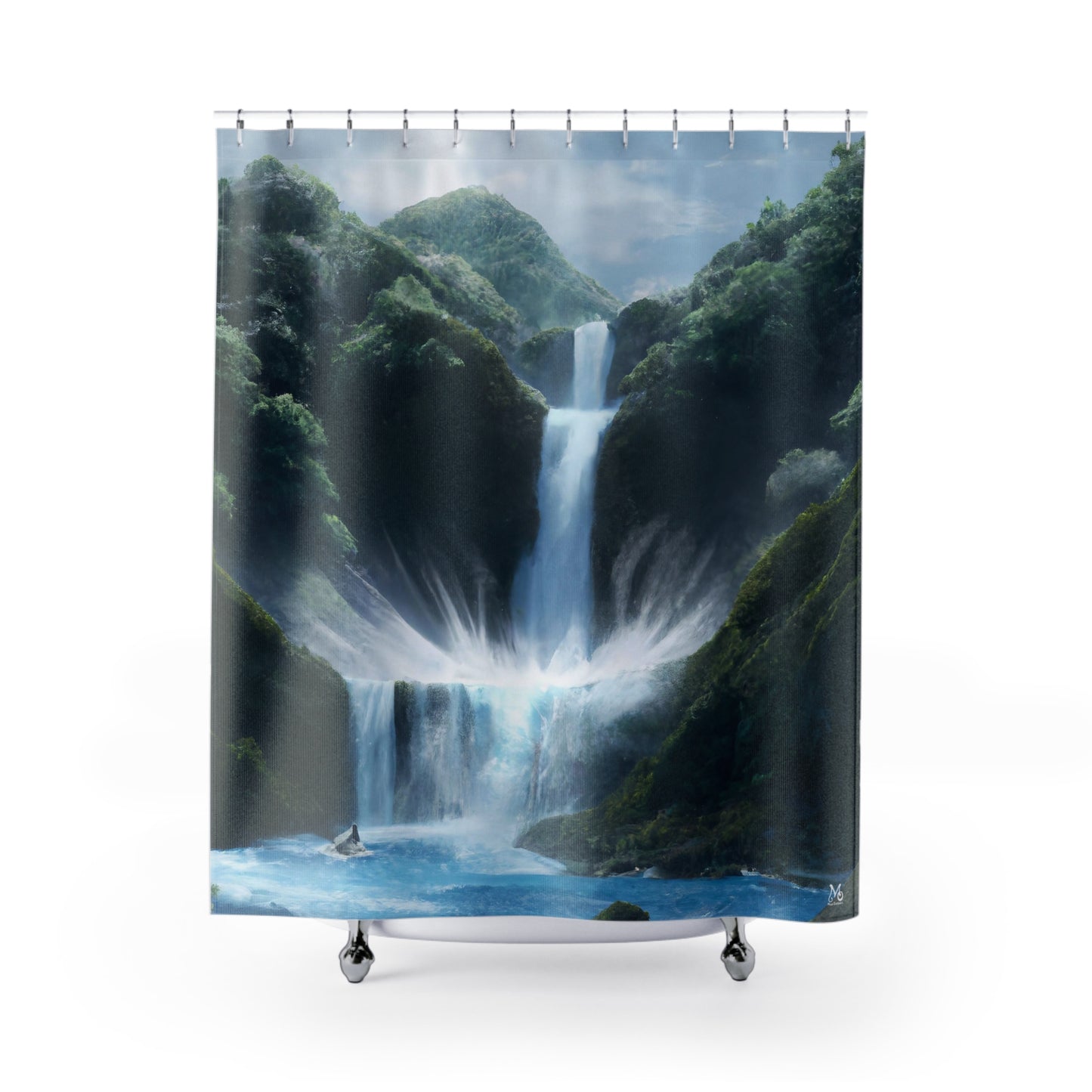 Wailua Nui Falls - Shower Curtain