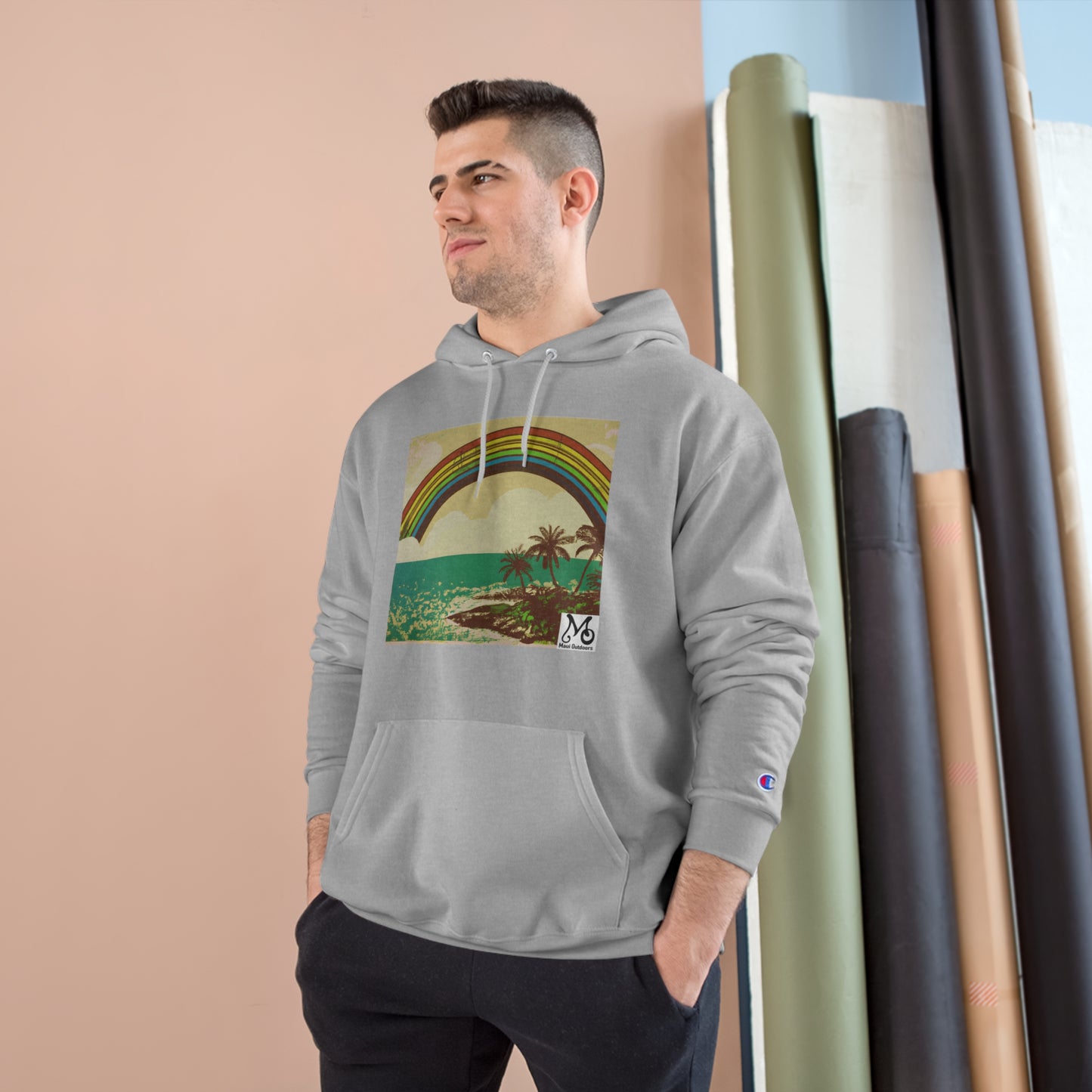 Rainbow Lagoon - Champion Hoodie