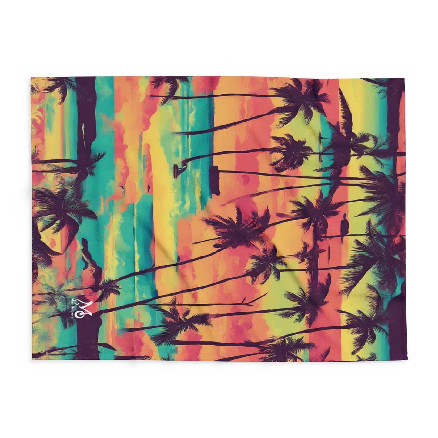 Hawaiian Beach Collage - Fleece Blanket