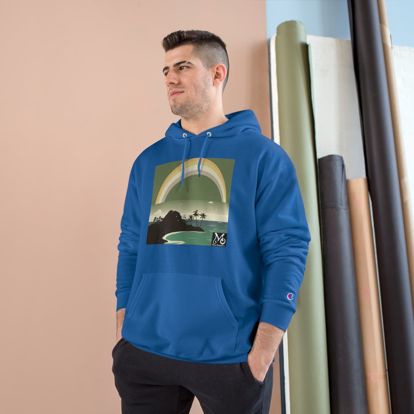 Rainbow Vista Island III - Champion Hoodie