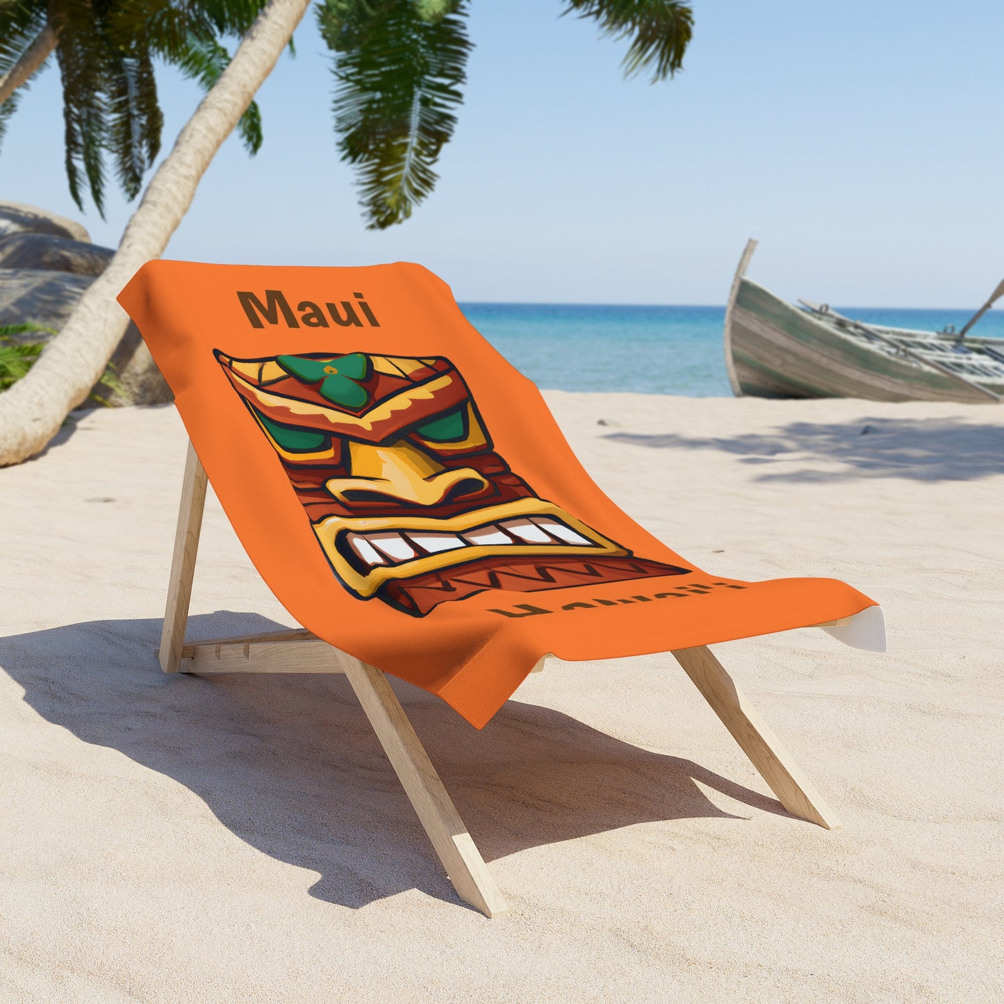 Tiki Maui - Beach Towel