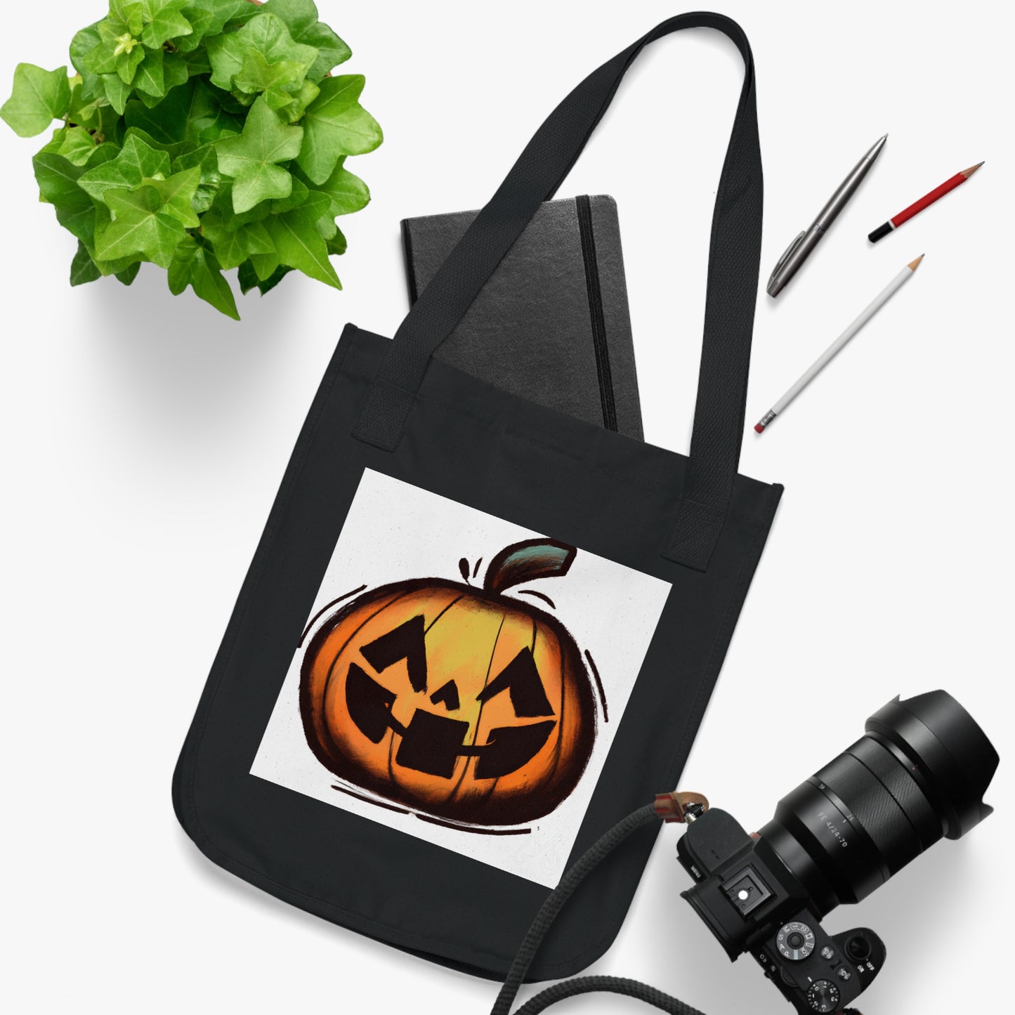 Spooky Slasher - Organic Canvas Tote Bag